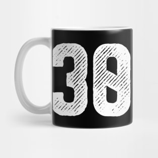 Rough Number 30 Mug